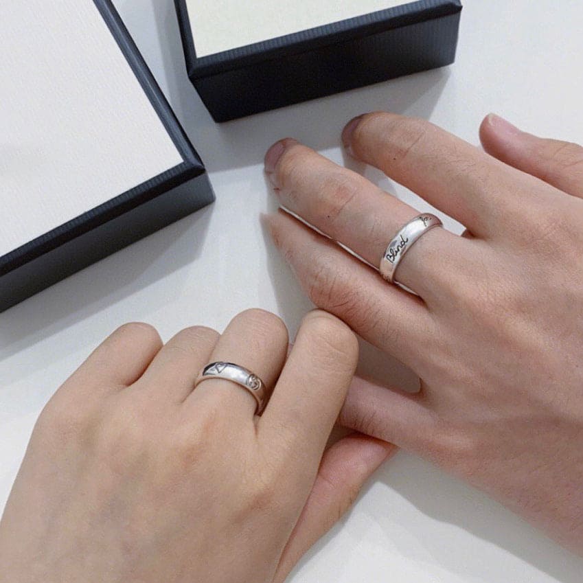 Double Gucci Blind For Love Ring