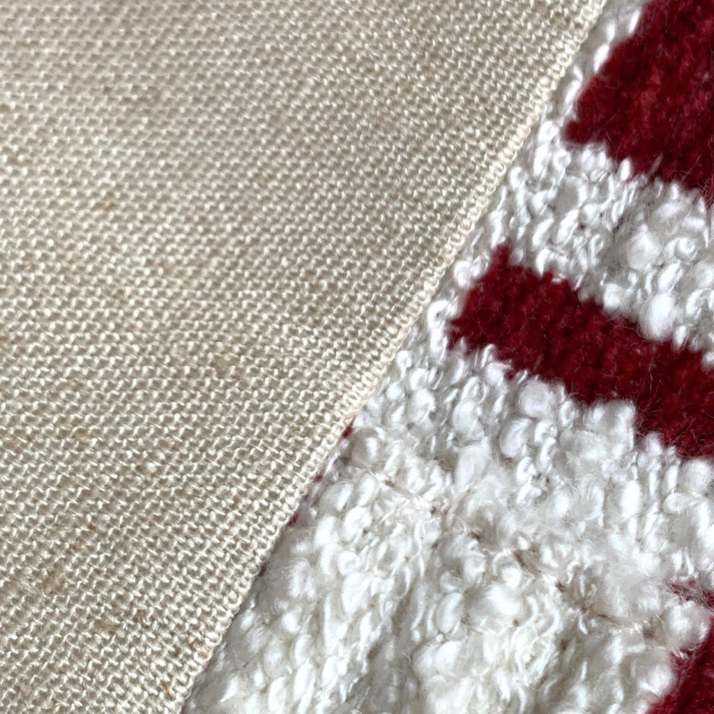 CELINE TRIOMPHE 29 FABRIC WHITE RED