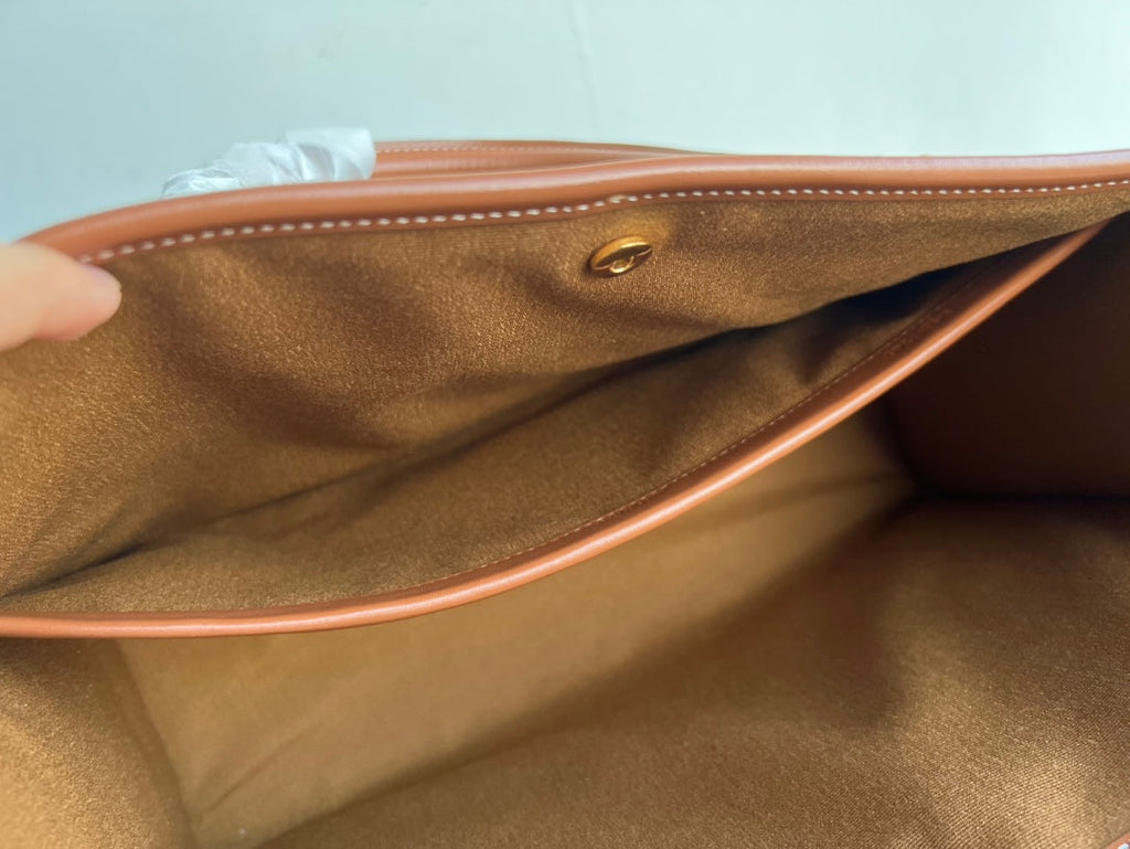 CELINE TRIOMPHE CABAS 35 BLACK CALFSKIN TOTE