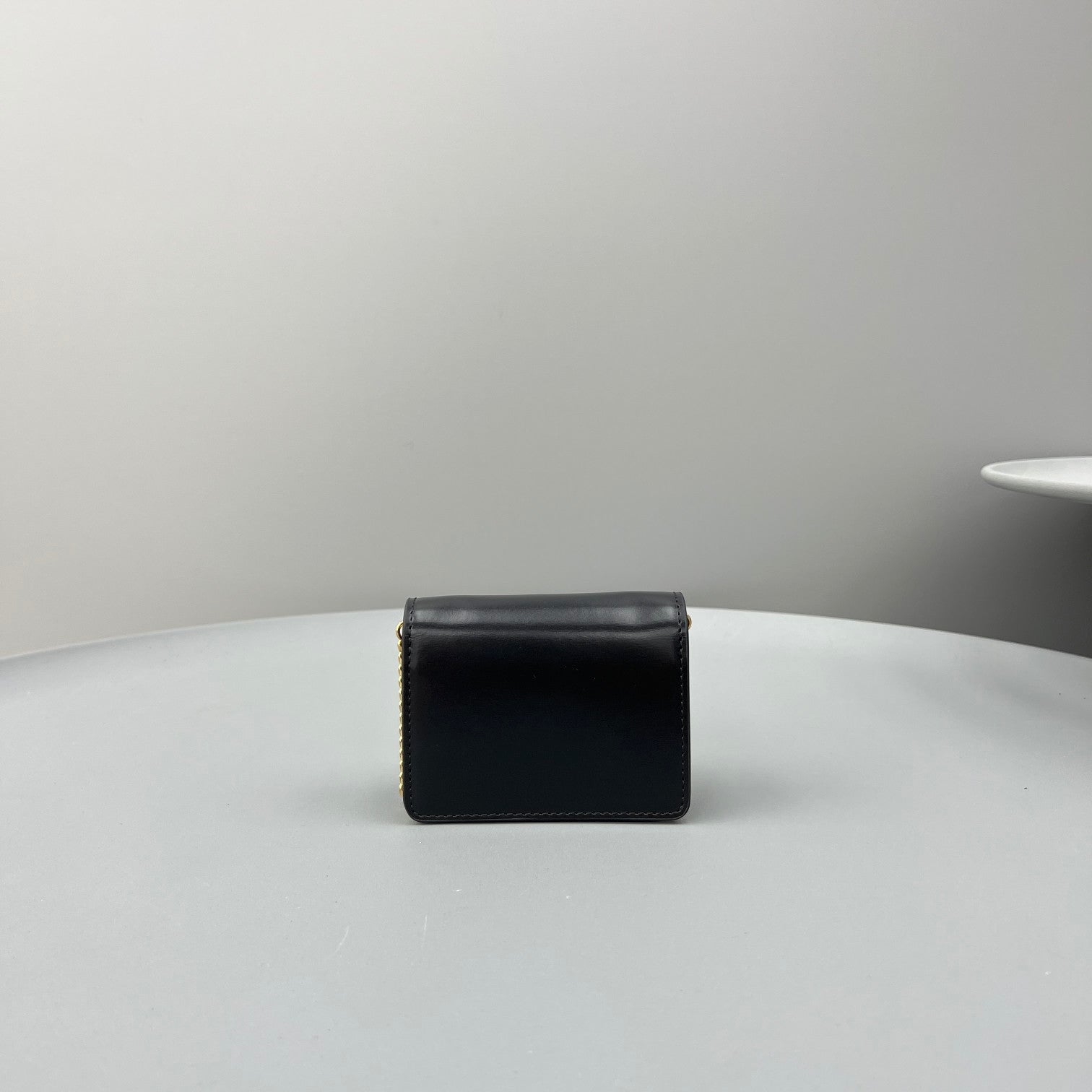 CELINE CUIR TRIPHOME 11 BLACK CALFSKIN