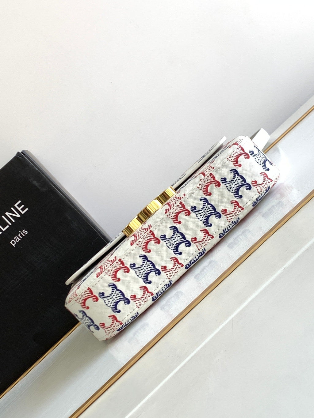 CELINE COLORFUL TRIPHOME 20 COWHIDE LEATHER