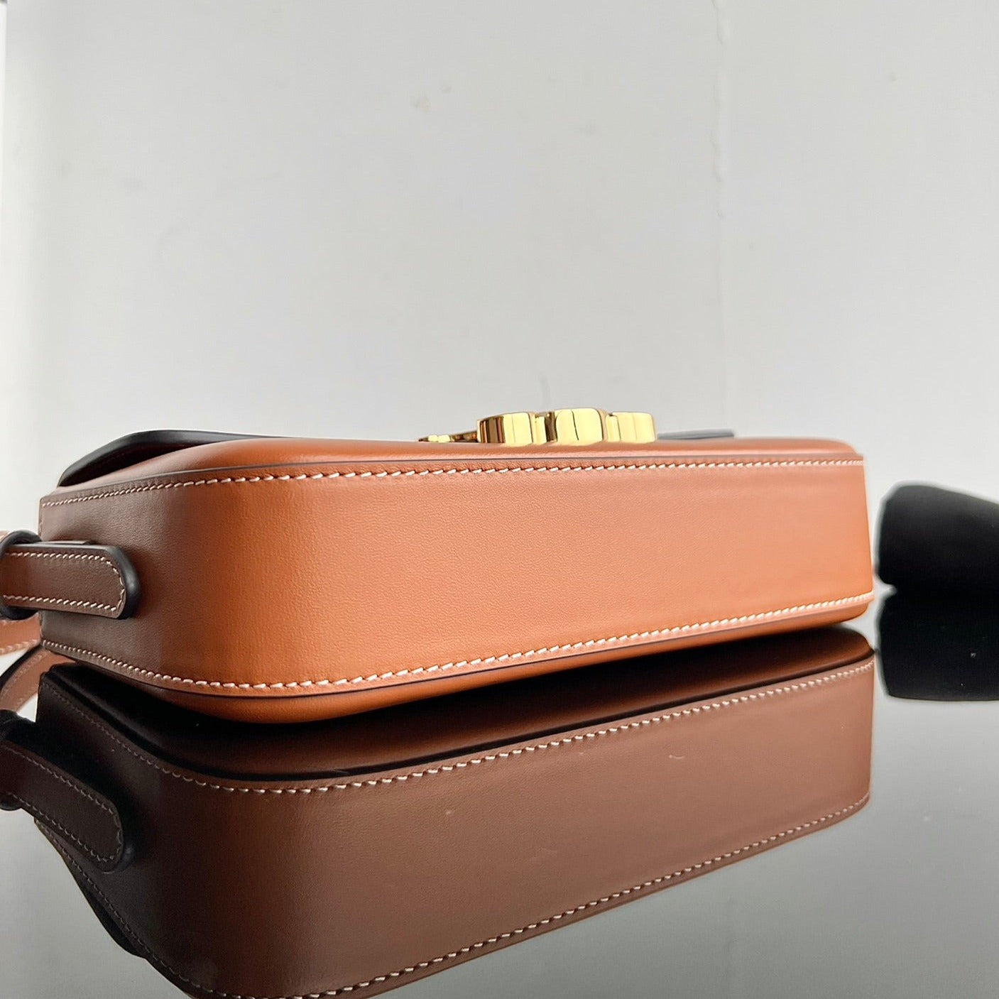 CELINE TRIOMPHE 20 CIDER ORANGE CALFSKIN