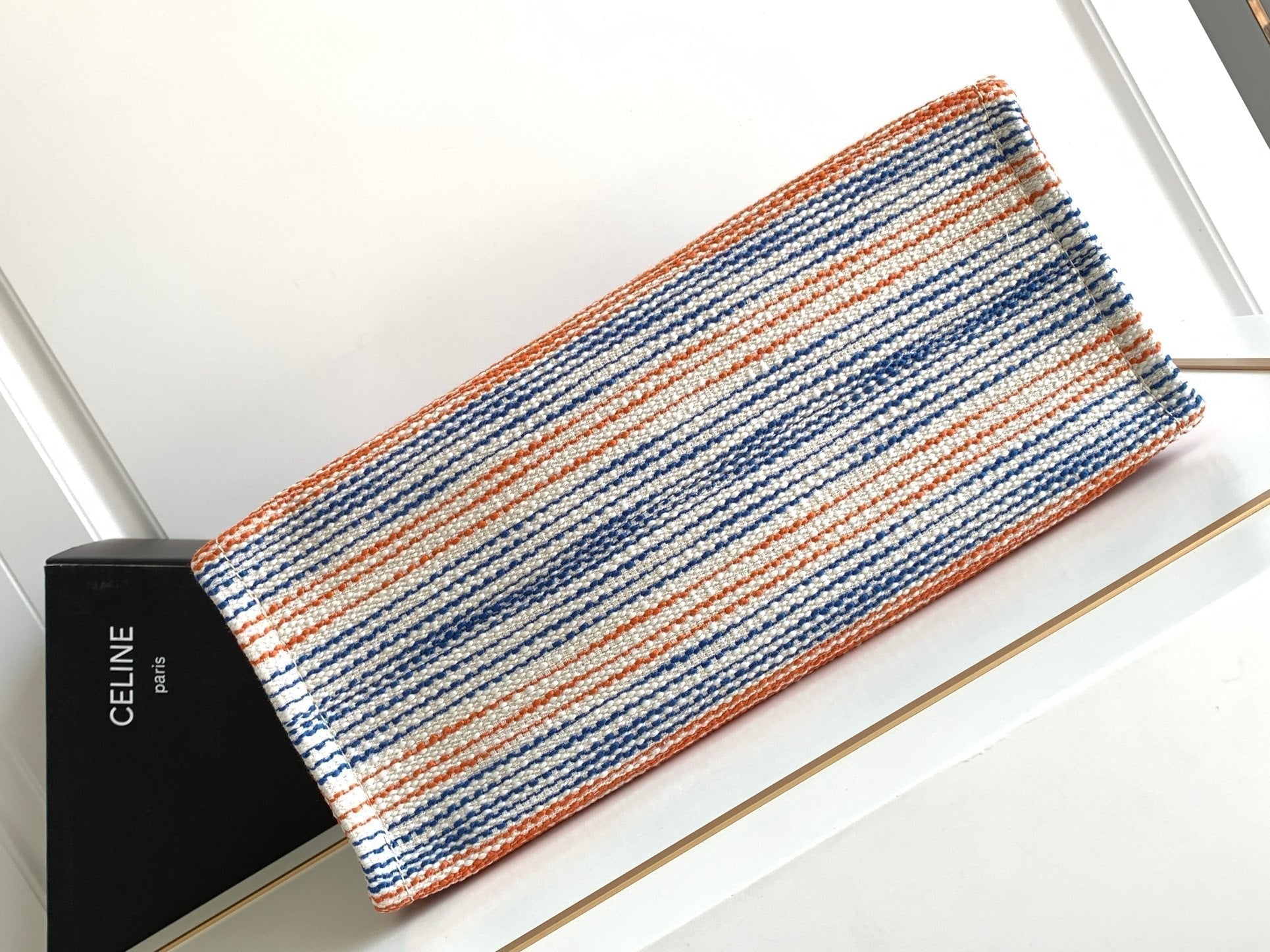 CELINE CABAS THAIS 41 RAINBOW FABRIC TOTE
