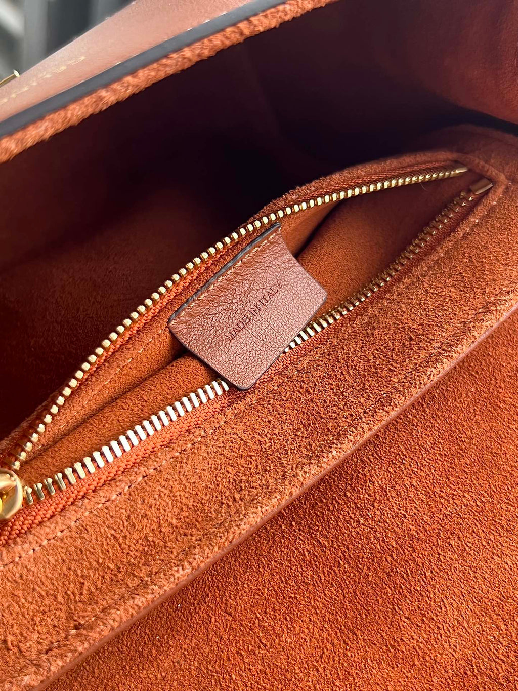 CELINE SOFT 18 CINNAMON BROWN CALFSKIN