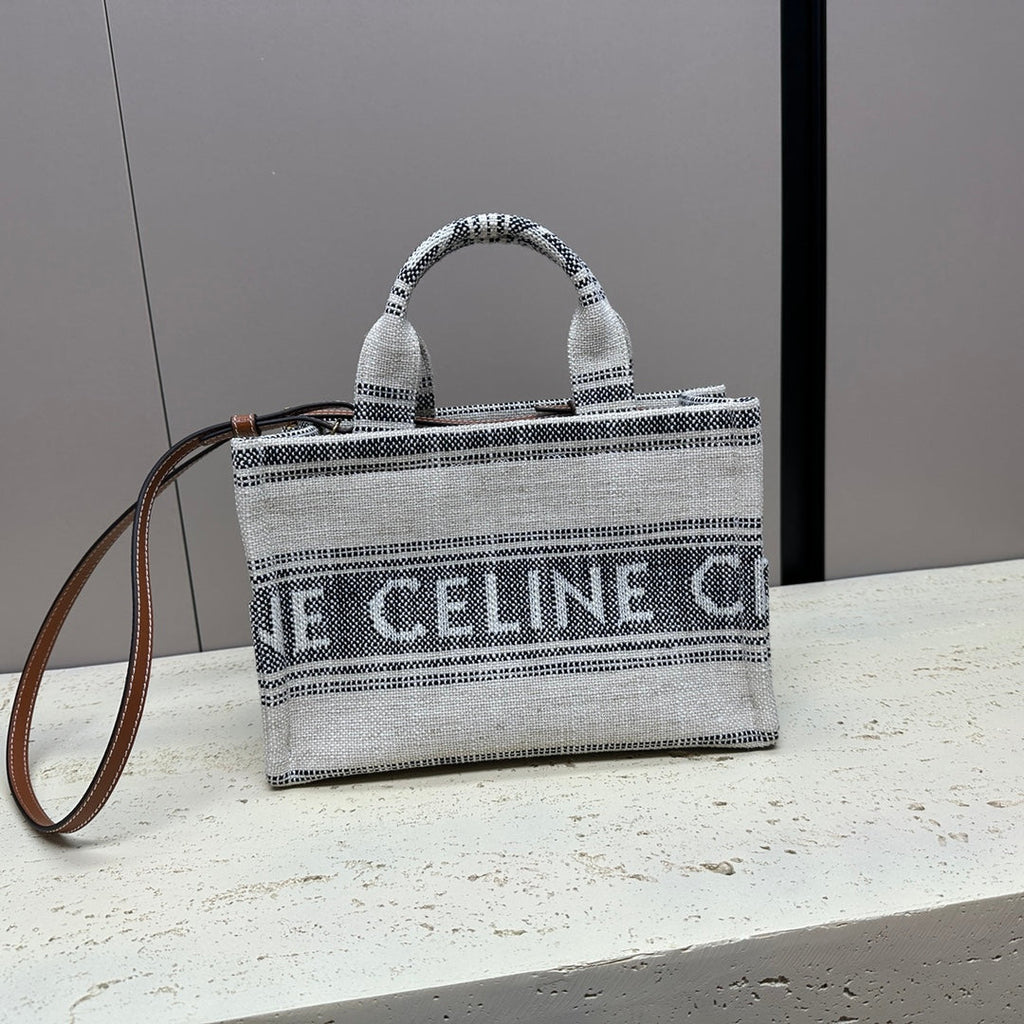 CELINE CABAS THAIS 26 CALFSKIN  GREY