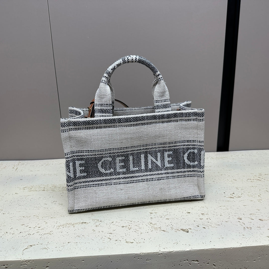CELINE CABAS THAIS 26 CALFSKIN  GREY