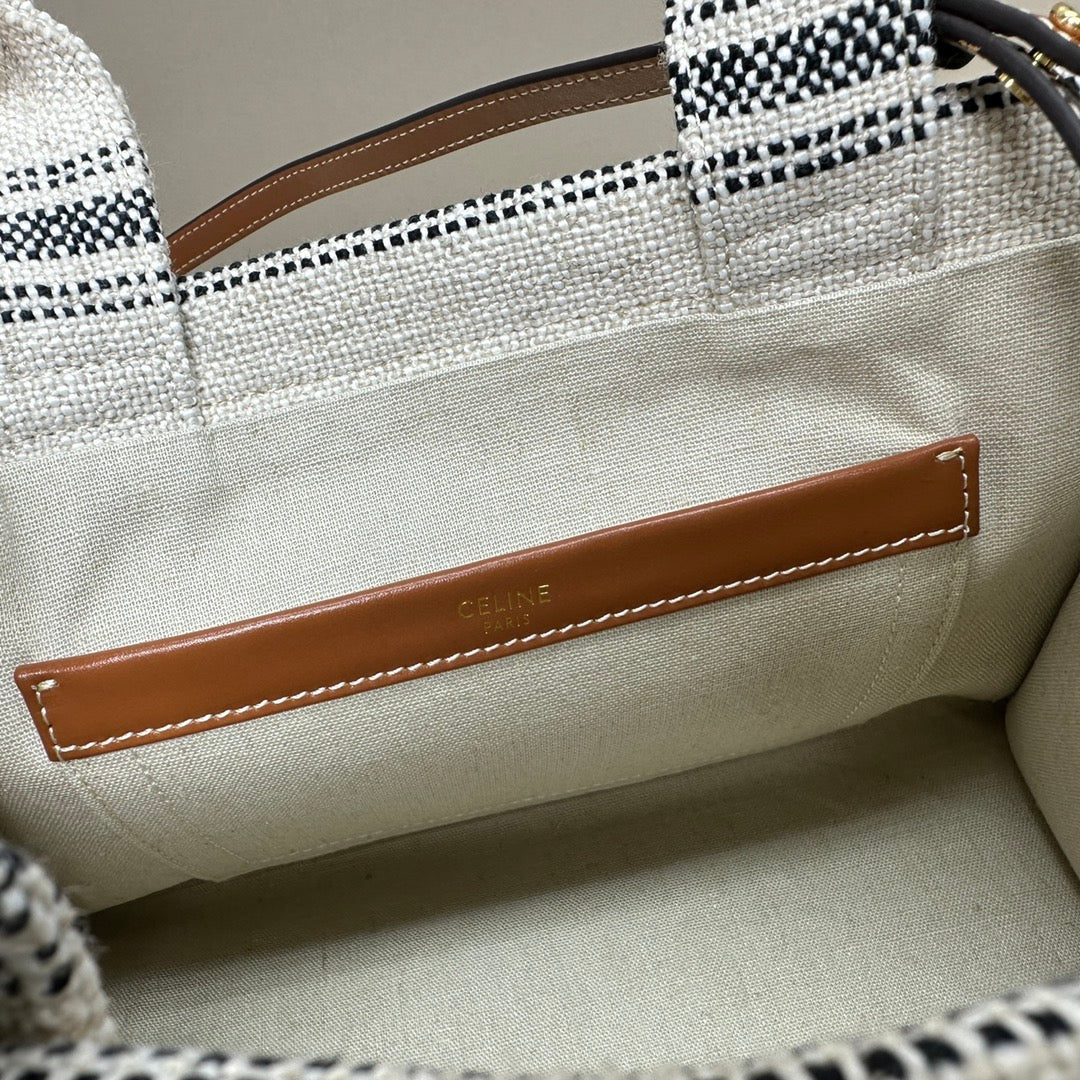 CELINE CABAS THAIS 26 CALFSKIN  GREY