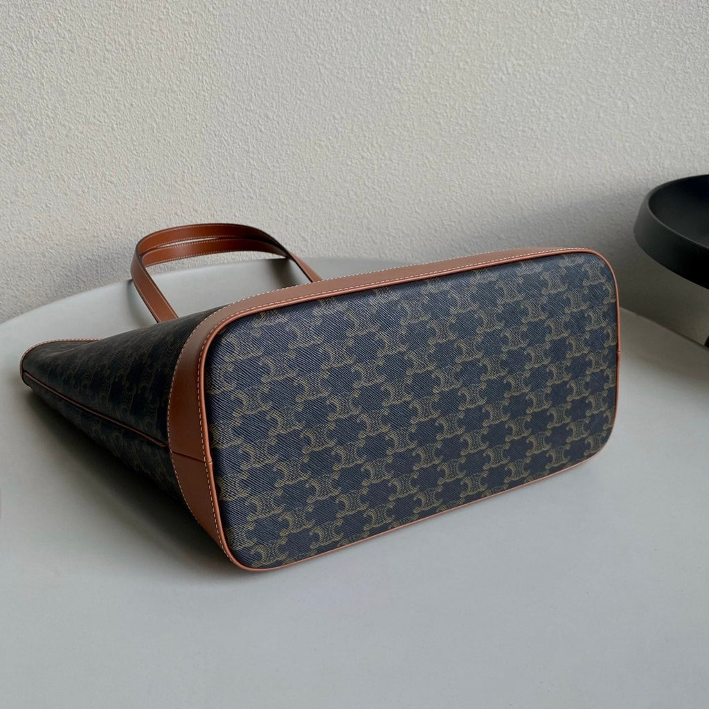 CELINE TRIOMPHE 31 TAN CALFSKIN