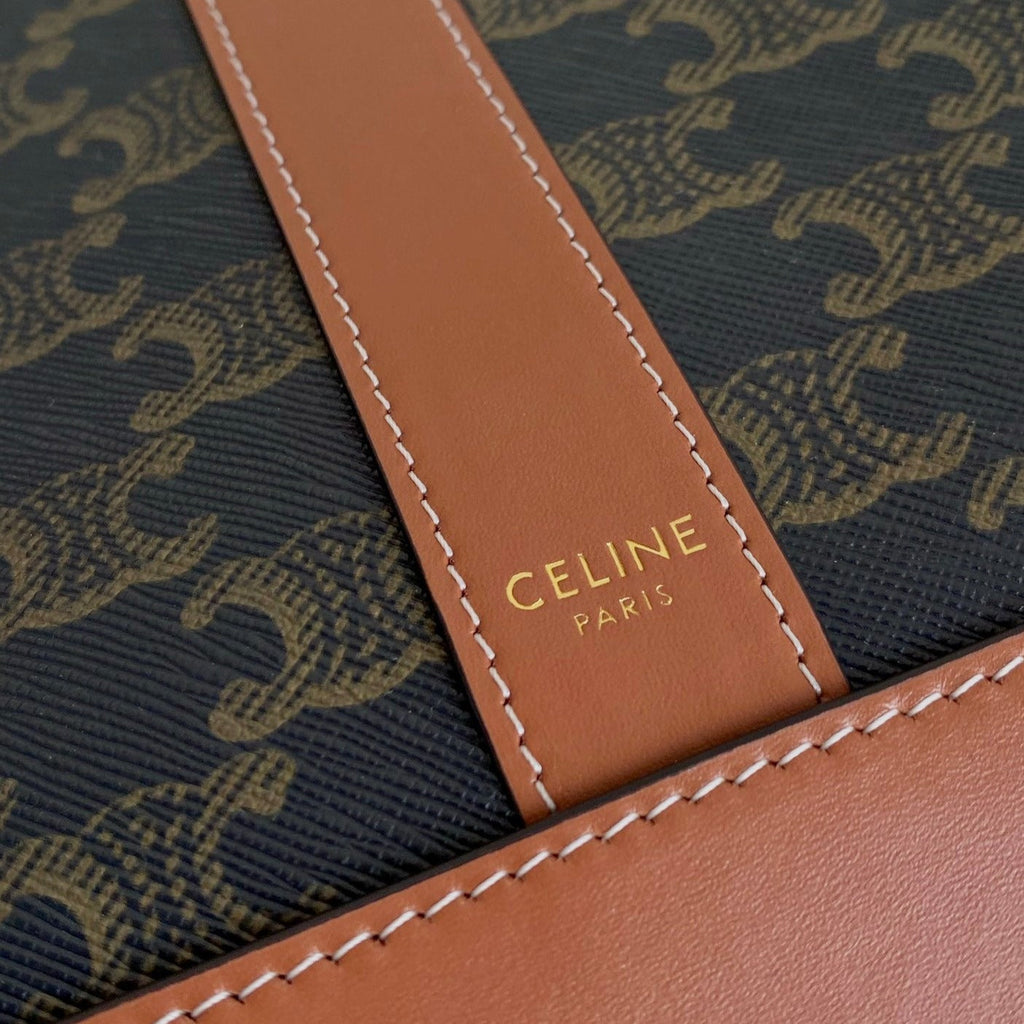 CELINE TRIOMPHE 31 TAN CALFSKIN