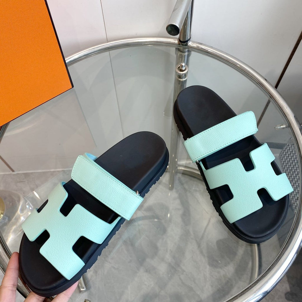 HERMES CHYPRE EPSOM Sandal Light Tf Leather