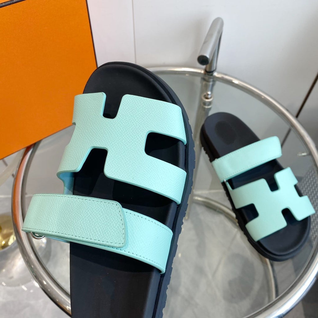 HERMES CHYPRE EPSOM Sandal Light Tf Leather