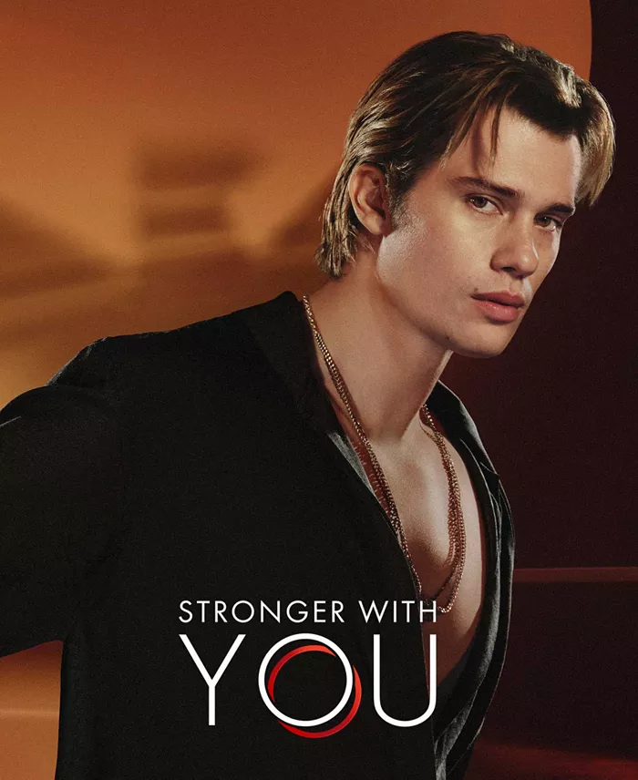 Stronger With You Intensely Eau de Parfum — Vanilla Amber Wood Lavender & Pink Pepper Warm Men’s Luxury Fragrance | Amber Orange Bottle 100ml
