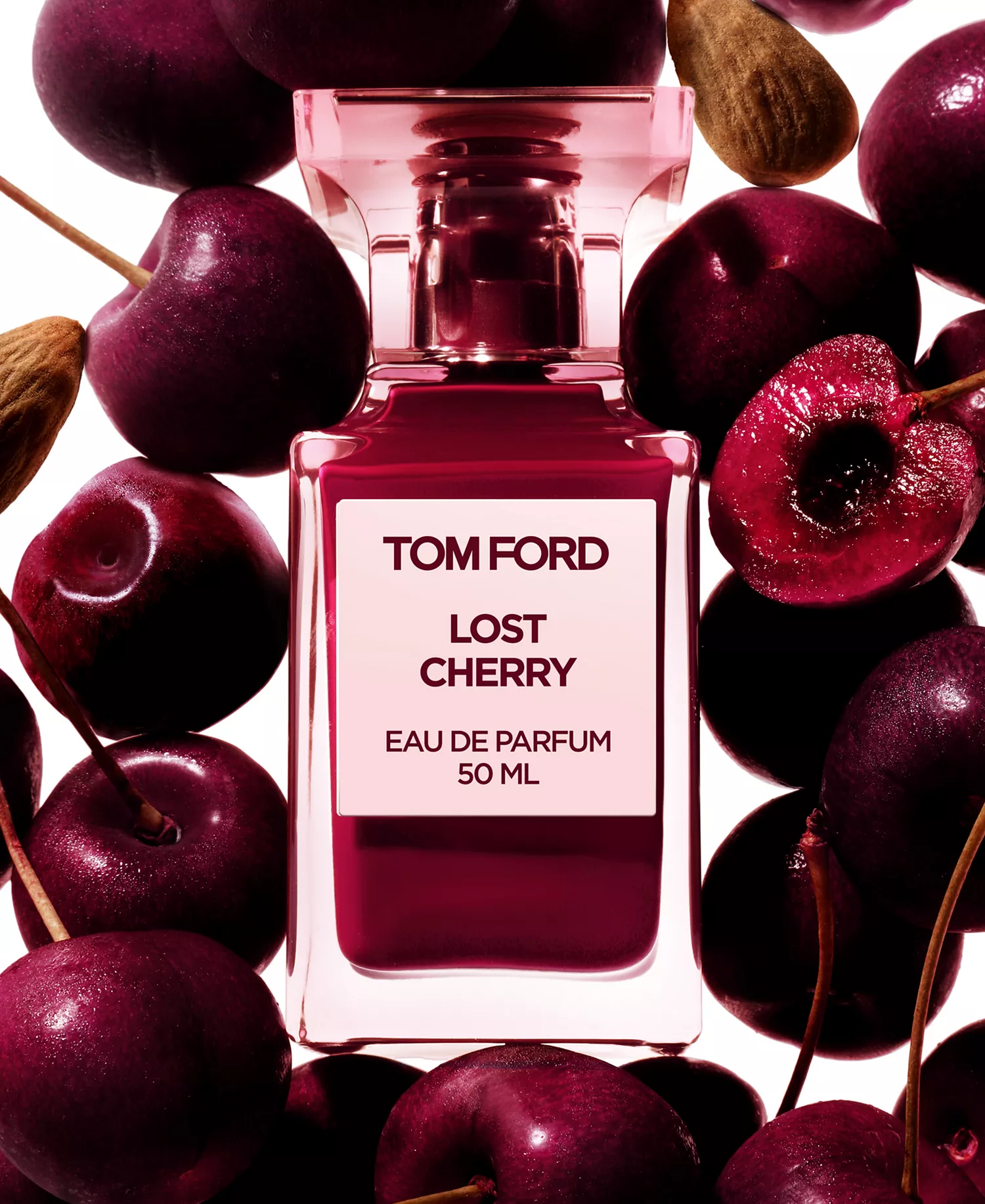TF Lost Cherry Eau de Parfum — Black Cherry Tonka Bean & Almond Seductive Unisex Luxury Fragrance | Private Blend 100ml