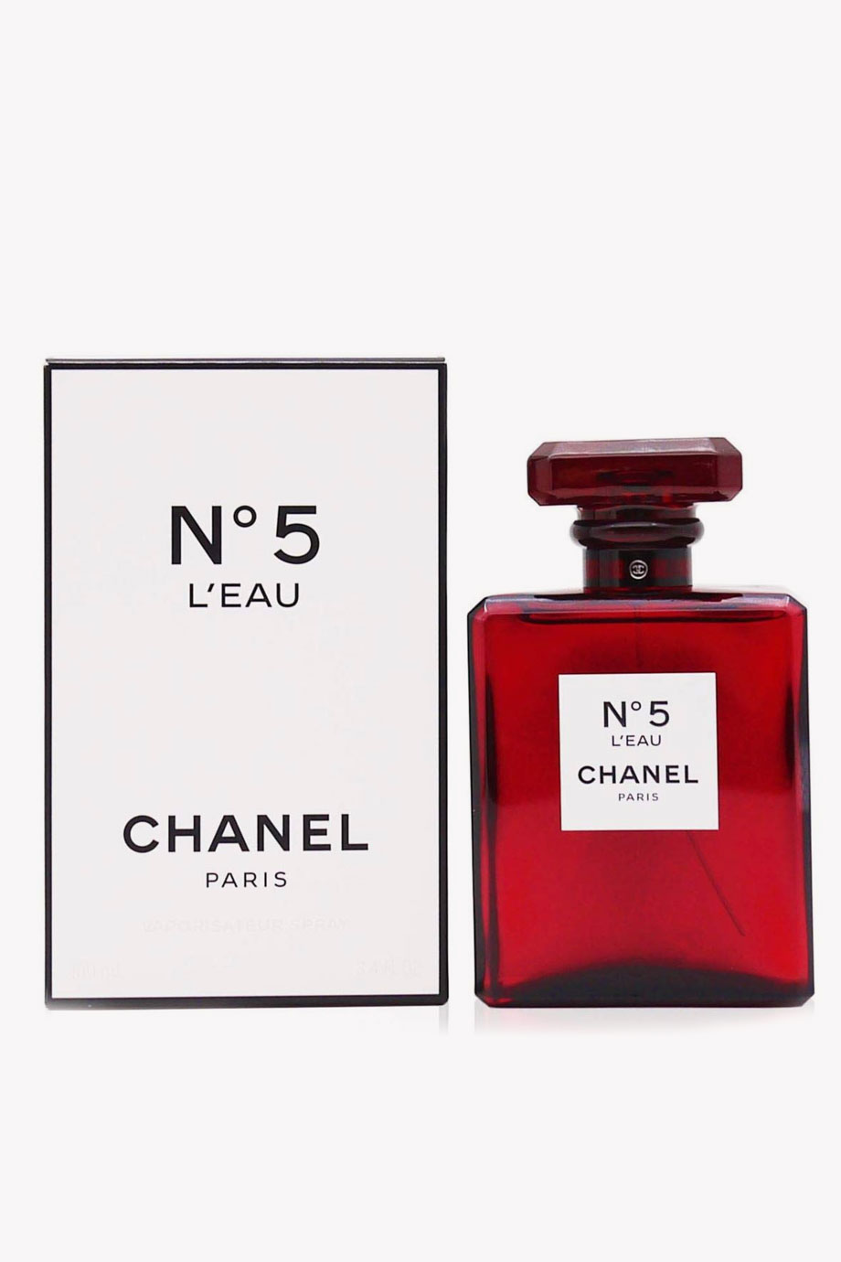 N°5 L’Eau Eau de Toilette — Fresh Aldehydic Floral Women’s Luxury Fragrance | Limited Deep Red Crystal Bottle 100ml