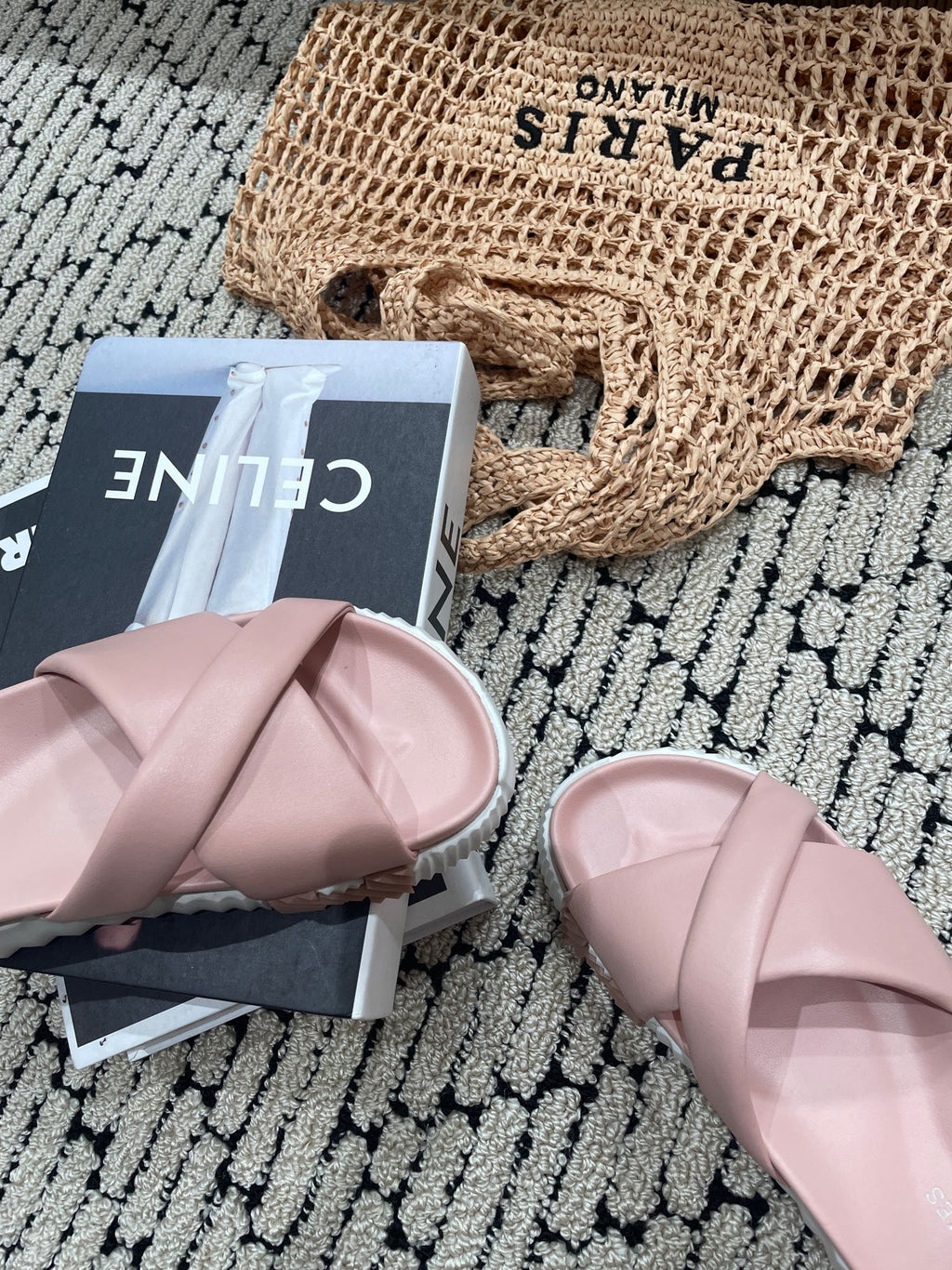 HERMES INFRA SANDAL LIGHT PINK CALFSKIN