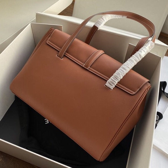 CELINE SOFT BAG 38 SMOOTH CALFSKIN TAN