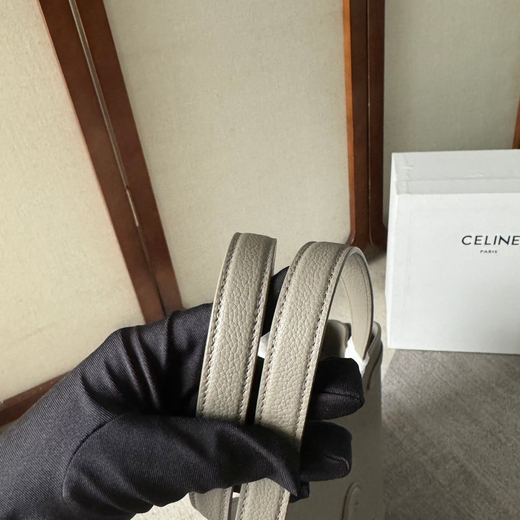CELINE MEDIUM CABAS ANAÏS CUIR TRIOMPHE 54 IN NOMAD GRAINED CALFSKIN