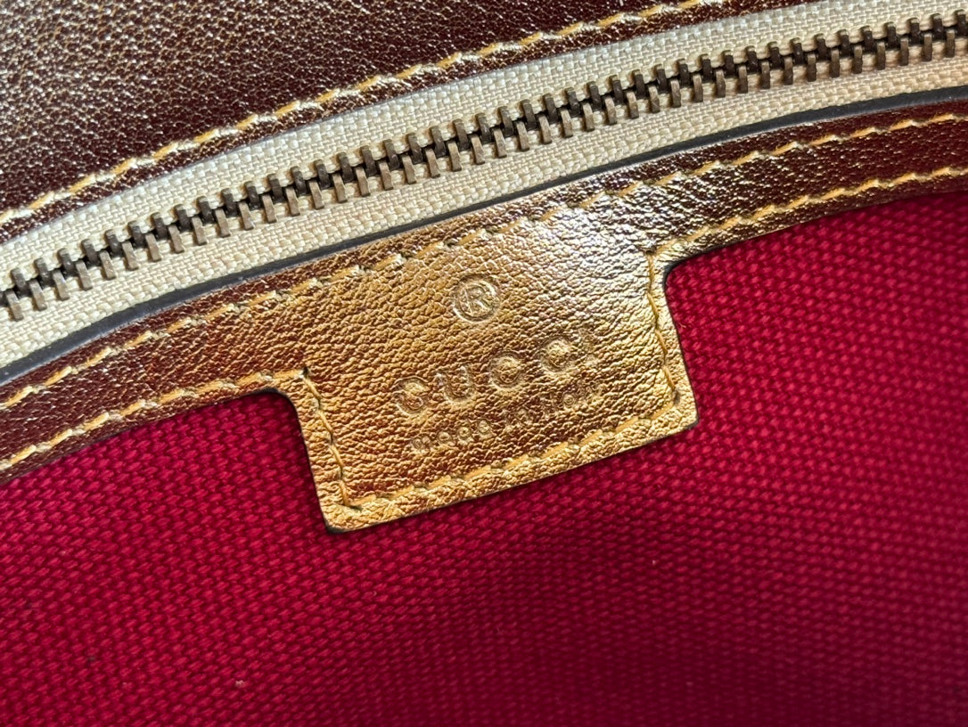 GUCCI MARMONT MEDIUM SHOUDER BAG 26 IN YELLOW GLOSSY CALFSKIN