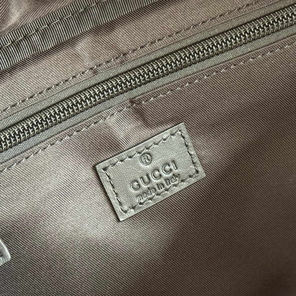 GUCCI LARGE BELT BAG 32 IN BLACK  NYLON