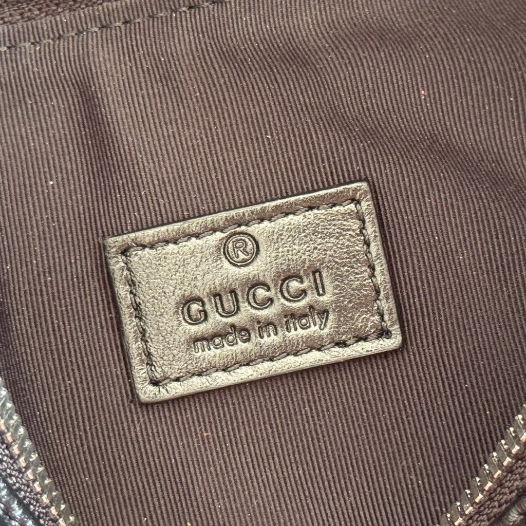 GUCCI 26S  MARMONT TOTE BAG 30 IN BLACK CALFSKIN